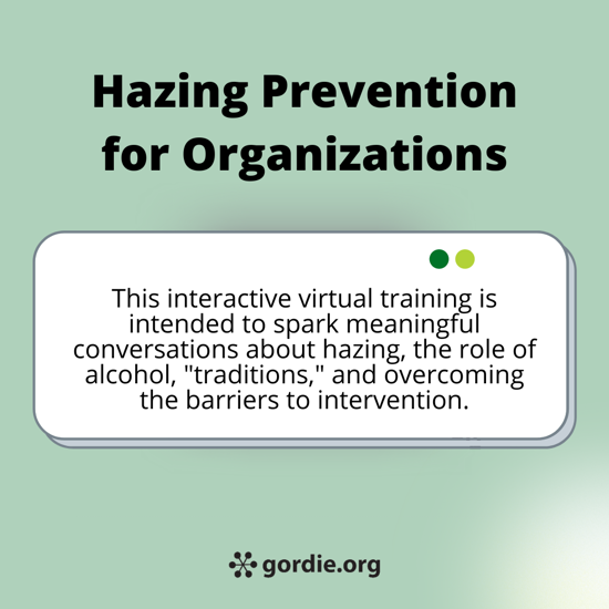 Hazing Prevention for Organizations