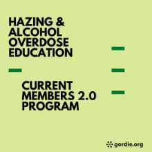 Hazing & Alcohol Overdose Education Current Members 2.0 Program