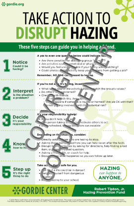 Disrupt Hazing poster image