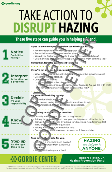 Disrupt Hazing poster image